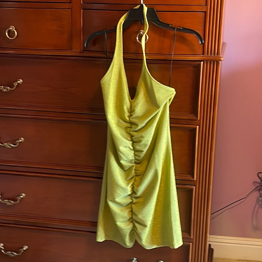 Green glittery dress from H&M size medium!